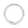 14K White Gold Diamond Matching Wedding Band - 0.21 ct
