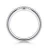 14K White Gold Diamond Matching Wedding Band - 0.21 ct