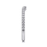 14K White Gold Diamond Matching Wedding Band - 0.21 ct