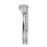 14K White Gold Diamond Matching Wedding Band - 0.22 ct
