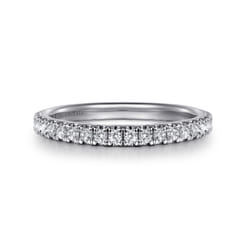 14K White Gold Diamond Matching Wedding Band