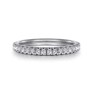 14K White Gold Diamond Matching Wedding Band