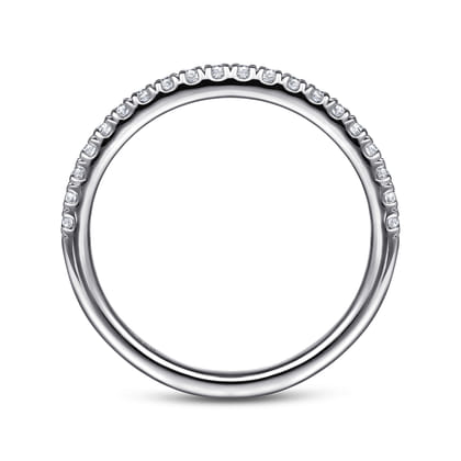 14K White Gold Diamond Matching Wedding Band