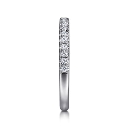 14K White Gold Diamond Matching Wedding Band
