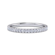 14K White Gold Diamond Matching Wedding Band