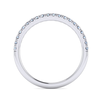 14K White Gold Diamond Matching Wedding Band