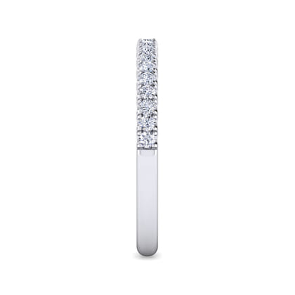 14K White Gold Diamond Matching Wedding Band