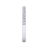 14K White Gold Diamond Matching Wedding Band - 0.25 ct