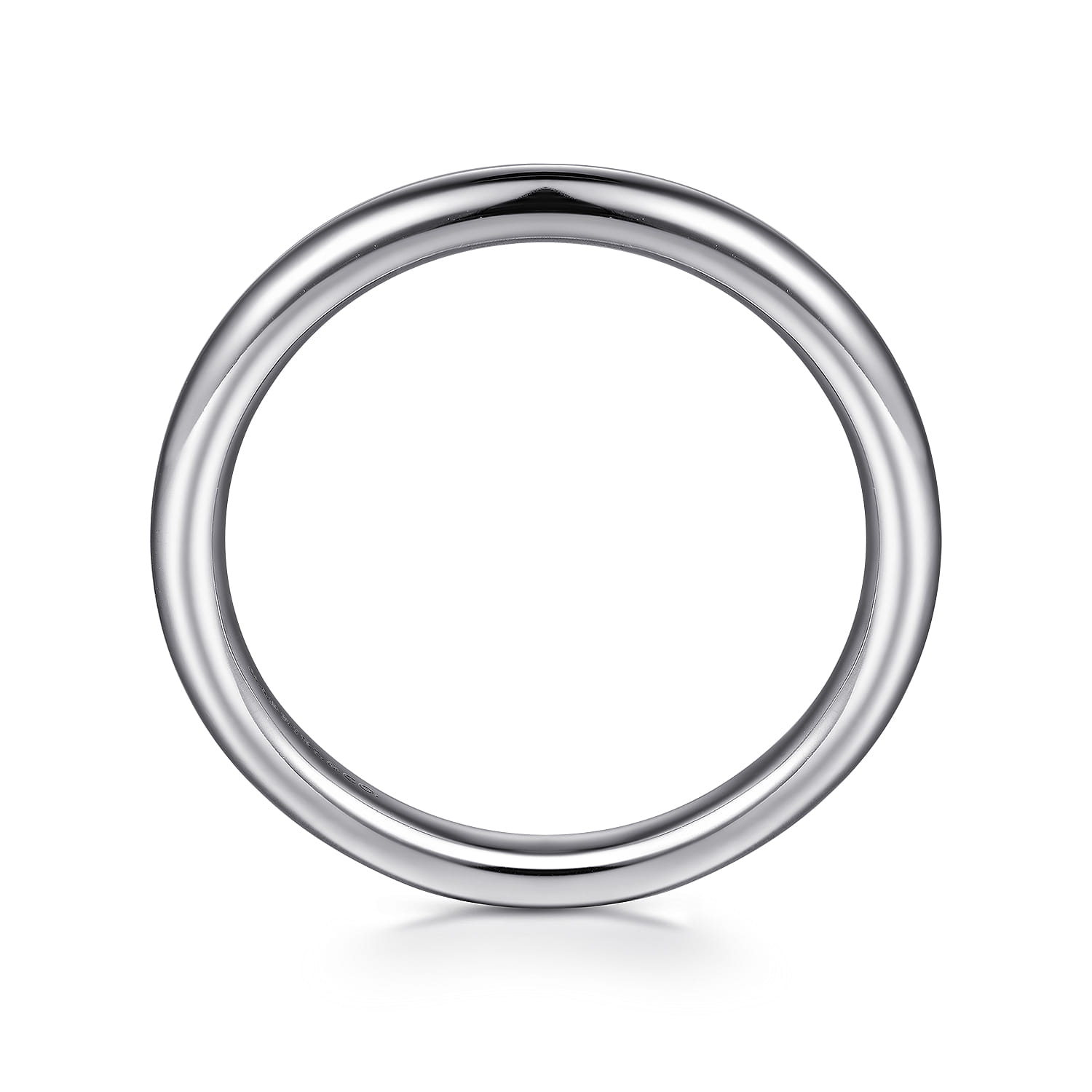 14K White Gold Diamond Matching Wedding Band - Shot 2