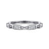 14K White Gold Diamond Matching Wedding Band - 0.4 ct