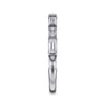 14K White Gold Diamond Matching Wedding Band - 0.4 ct