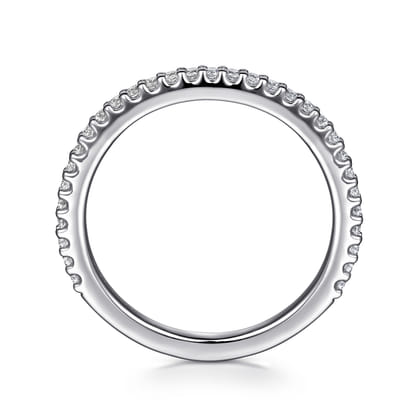 14K White Gold Diamond Matching Wedding Band