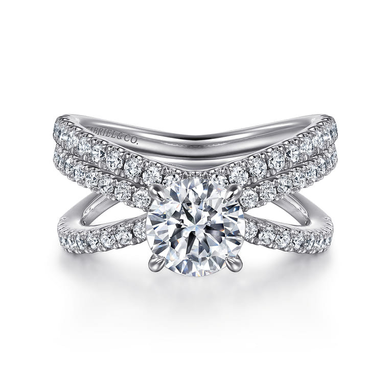 14K White Gold Diamond Matching Wedding Band - 0.28 ct - Shot 4