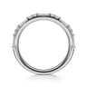 14K White Gold Diamond Matching Wedding Band - 0.33 ct