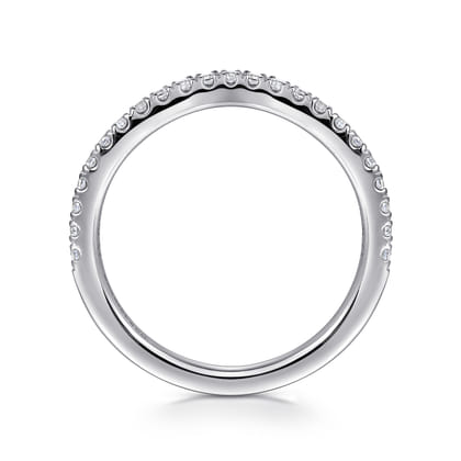 14K White Gold Diamond Matching Wedding Band