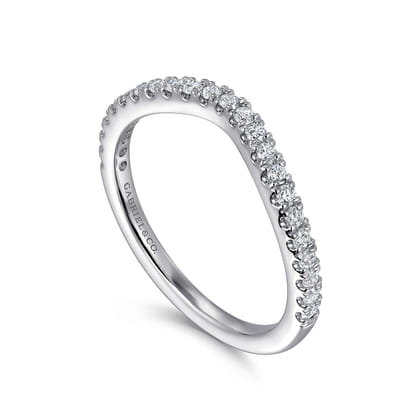 14K White Gold Diamond Matching Wedding Band