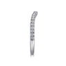 14K White Gold Diamond Matching Wedding Band - 0.3 ct