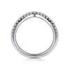 14K White Gold Diamond Matching Wedding Band - 0.25 ct
