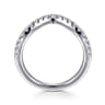 14K White Gold Diamond Matching Wedding Band - 0.34 ct
