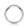 14K White Gold Diamond Matching Wedding Band - 0.34 ct