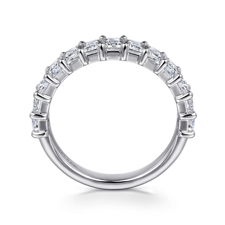 14K White Gold Diamond Matching Wedding Band - 1.85 ct - Shot 2