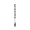 14K White Gold Diamond Matching Wedding Band - 0.34 ct
