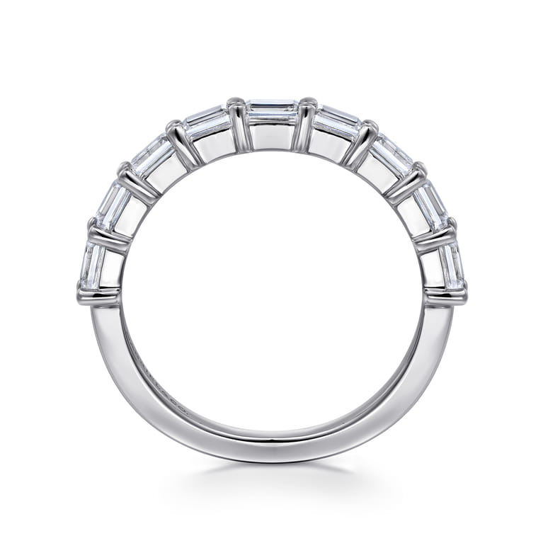 14K White Gold Diamond Matching Wedding Band - 1.35 ct - Shot 2