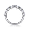 14K White Gold Diamond Matching Wedding Band - 1.35 ct