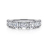 14K White Gold Diamond Matching Wedding Band - 1.48 ct