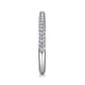 14K White Gold Diamond Matching Wedding Band - 0.37 ct