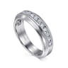 14K White Gold Diamond Matching Wedding Band - 0.5 ct
