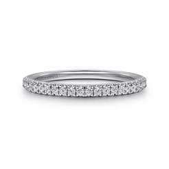 14K White Gold Diamond Matching Wedding Band