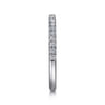 14K White Gold Diamond Matching Wedding Band - 0.24 ct