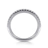 14K White Gold Diamond Matching Wedding Band - 0.24 ct