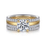 14K White Gold Diamond Matching Wedding Band - 0.25 ct