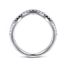 14K White Gold Diamond Matching Wedding Band - 0.19 ct
