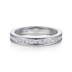 14K White Gold Diamond Matching Wedding Band