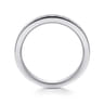 14K White Gold Diamond Matching Wedding Band - 0.65 ct