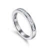14K White Gold Diamond Matching Wedding Band - 0.65 ct