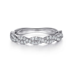 14K White Gold Diamond Matching Wedding Band