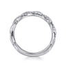 14K White Gold Diamond Matching Wedding Band - 0.34 ct