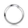 14K White Gold Diamond Matching Wedding Band - 0.23 ct