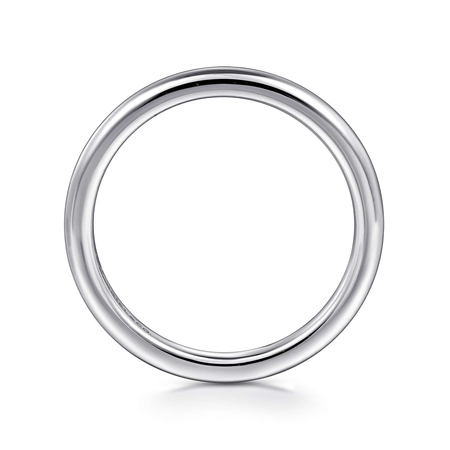 14K White Gold Diamond Matching Wedding Band - Shot 2