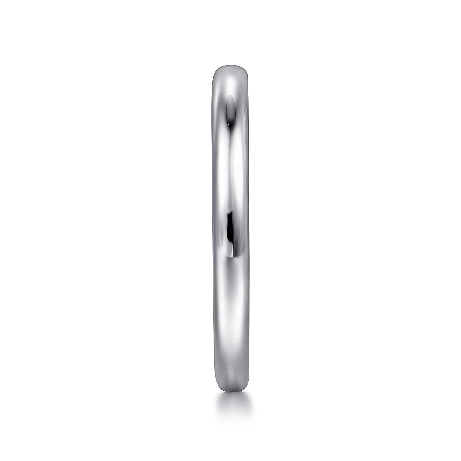 14K White Gold Diamond Matching Wedding Band - Shot 5