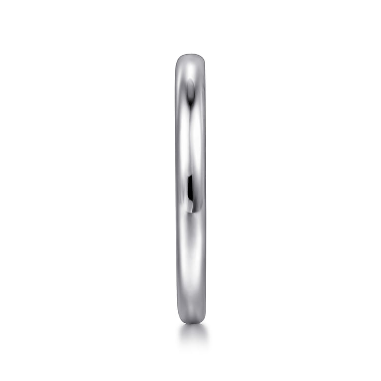 14K White Gold Diamond Matching Wedding Band - Shot 5