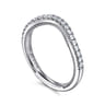 14K White Gold Diamond Matching Wedding Band - 0.23 ct