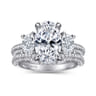 14K White Gold Diamond Matching Wedding Band - 0.43 ct