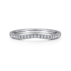 14K White Gold Diamond Matching Wedding Band