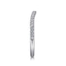 14K White Gold Diamond Matching Wedding Band - 0.19 ct