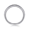 14K White Gold Diamond Matching Wedding Band - 0.17 ct